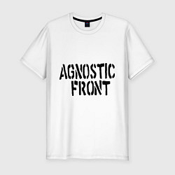 Мужская slim-футболка Agnostic front