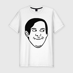 Мужская slim-футболка Тоби Магуайр