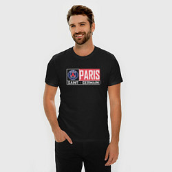 Футболка slim-fit Paris Saint-Germain - New collections, цвет: черный — фото 2