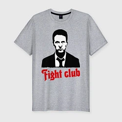 Футболка slim-fit Fight Club: Edward Norton, цвет: меланж