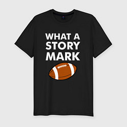 Футболка slim-fit What a Story Mark, цвет: черный