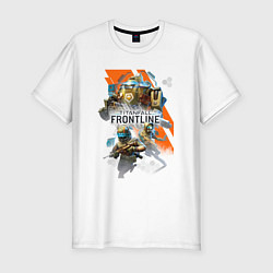 Футболка slim-fit Titanfall: Frontline, цвет: белый