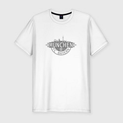 Футболка slim-fit Bayern Munchen - FCB City grey 2022, цвет: белый