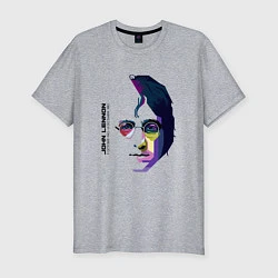 Мужская slim-футболка John Lennon: Techno