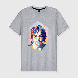 Мужская slim-футболка John Lennon: Art
