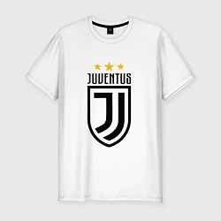 Мужская slim-футболка Juventus FC: 3 stars