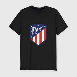 Футболка slim-fit Atletico Madrid, цвет: черный
