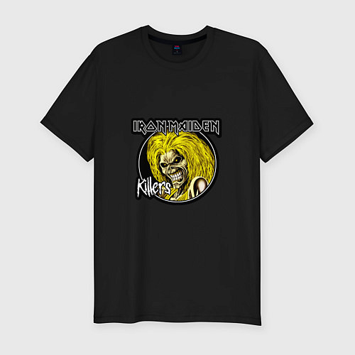Мужская slim-футболка Iron Maiden Killers / Черный – фото 1