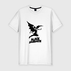 Футболка slim-fit Black Sabbath, цвет: белый