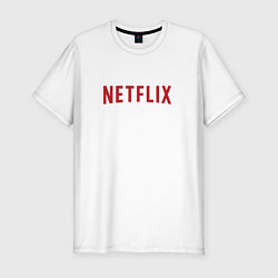 Мужская slim-футболка Netflix