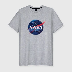Мужская slim-футболка NASA: Cosmic Logo