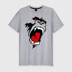 Футболка slim-fit King kong face, цвет: меланж