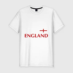 Мужская slim-футболка Сборная Англии: 10 номер