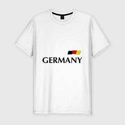 Футболка slim-fit Сборная Германии: 10 номер, цвет: белый