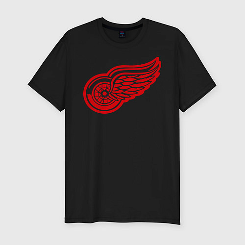 Мужская slim-футболка Detroit Red Wings: Pavel Datsyuk / Черный – фото 1