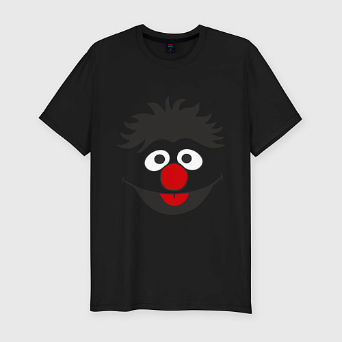 Мужская slim-футболка Эрни (Ernie) / Черный – фото 1