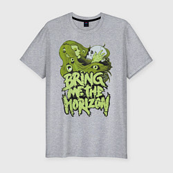 Футболка slim-fit Bring Me The Horizon: Green Girl, цвет: меланж