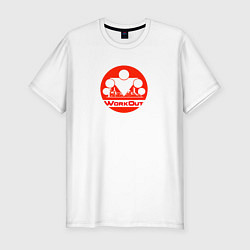 Мужская slim-футболка WorkOut VRC