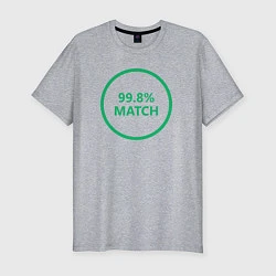 Мужская slim-футболка 99.8% Match