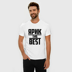 Футболка slim-fit Ярик the best, цвет: белый — фото 2