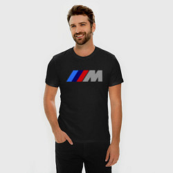 Футболка slim-fit BMW M, цвет: черный — фото 2