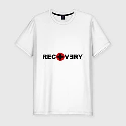 Мужская slim-футболка Eminem: Recovery