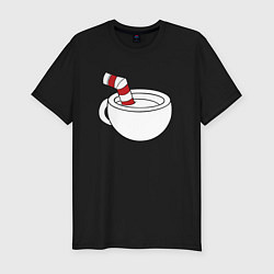 Футболка slim-fit Red Cuphead, цвет: черный