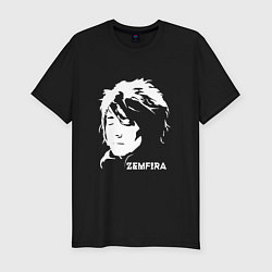 Футболка slim-fit Zemfira, цвет: черный