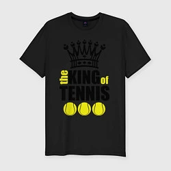 Футболка slim-fit King of tennis, цвет: черный