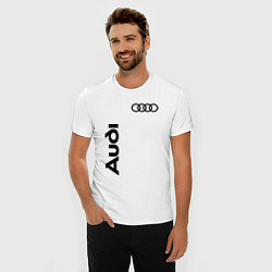 Футболка slim-fit Audi Style, цвет: белый — фото 2