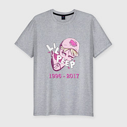 Футболка slim-fit Lil Peep: 1996-2017, цвет: меланж