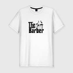 Футболка slim-fit The Barber Godfather, цвет: белый