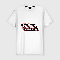 Футболка slim-fit Fallout: New Vegas, цвет: белый