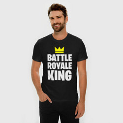 Футболка slim-fit Battle Royale King, цвет: черный — фото 2