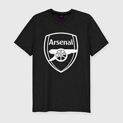 Футболка slim-fit FC Arsenal, цвет: черный