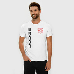 Футболка slim-fit Dodge Style, цвет: белый — фото 2