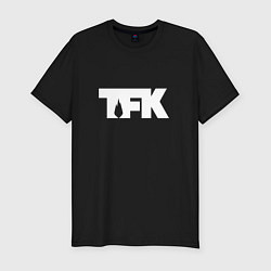 Мужская slim-футболка TFK: White Logo