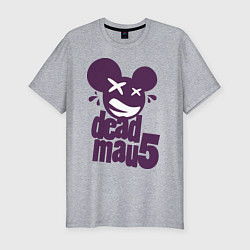 Мужская slim-футболка DeadMau5