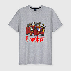 Мужская slim-футболка SimpsKnot