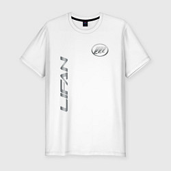 Мужская slim-футболка Lifan с лого