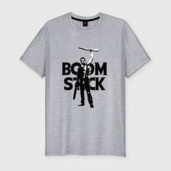 Мужская slim-футболка Evil Dead: Boom Stack
