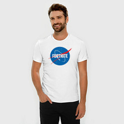 Футболка slim-fit Fortnite Nasa, цвет: белый — фото 2