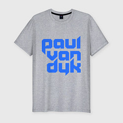 Футболка slim-fit Paul van Dyk: Filled, цвет: меланж