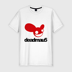 Мужская slim-футболка DeadMau5