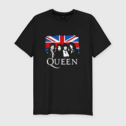 Футболка slim-fit Queen UK, цвет: черный