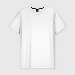 Мужская slim-футболка Аквариум