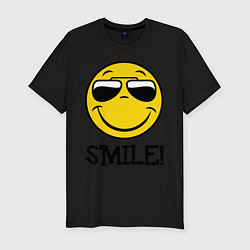 Футболка slim-fit Summer Smile, цвет: черный