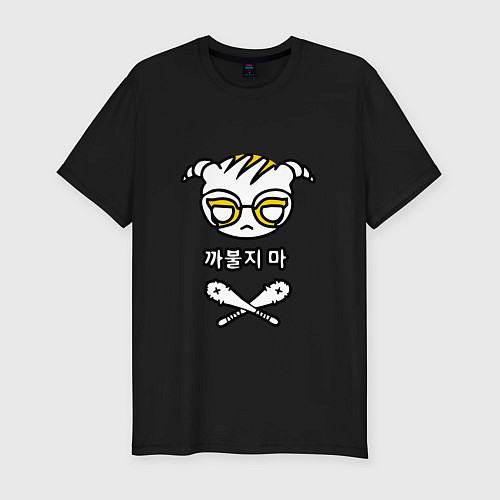 Мужская slim-футболка R6S DOKKAEBI / Черный – фото 1