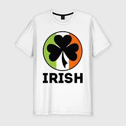 Мужская slim-футболка Irish - цвет флага