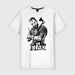 Футболка slim-fit Floki Killer, цвет: белый